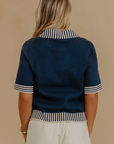 Navy Stella Top
