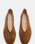 Chestnut Suede Leni Flats