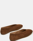 Chestnut Suede Leni Flats
