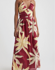 Red Palma Palm Dress