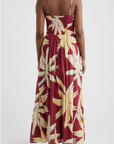 Red Palma Palm Dress