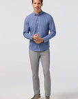 Coastal Fjord Charles Grid Leeward No Tuck LS Dress Shirt