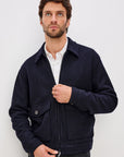 Navy Boucle Tillman Jacket