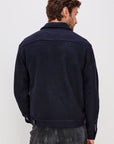 Navy Boucle Tillman Jacket