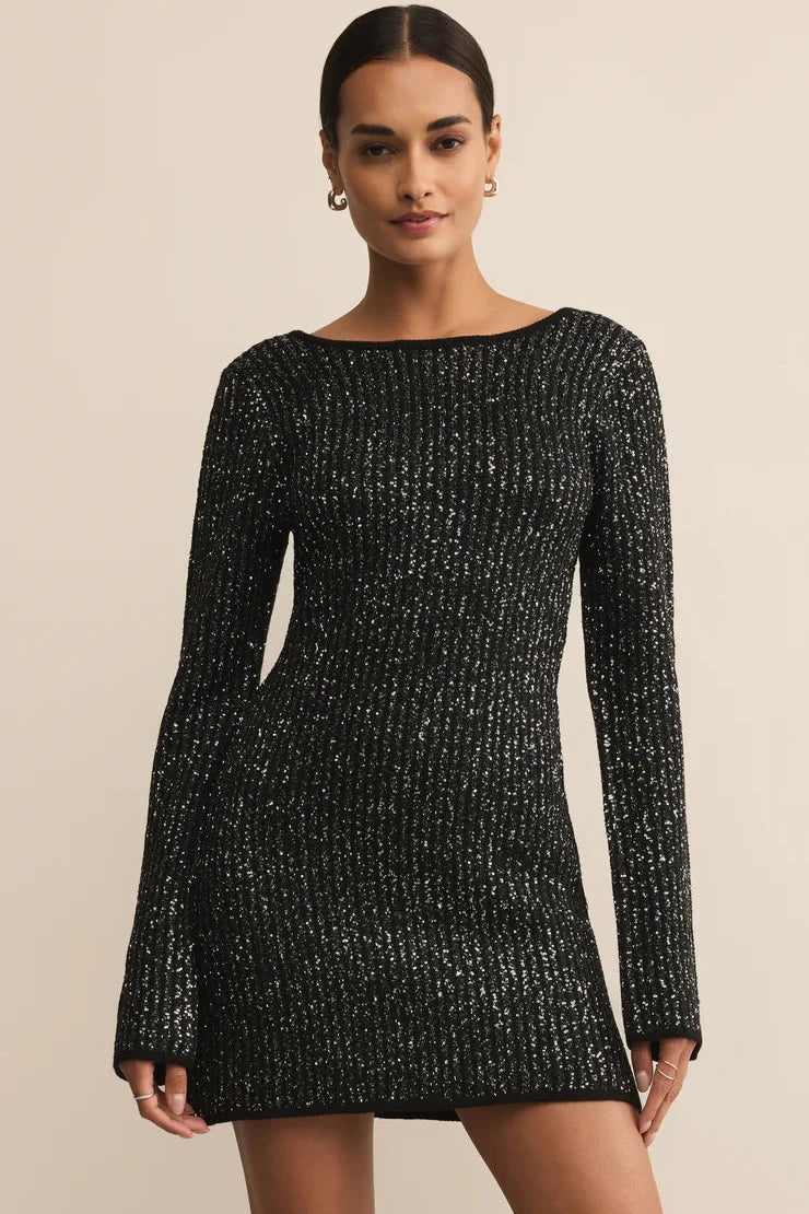 Black La Marca Sequin Mini Dress Purpose Boutique Black La Marca Sequin Mini Dress Purpose Boutique