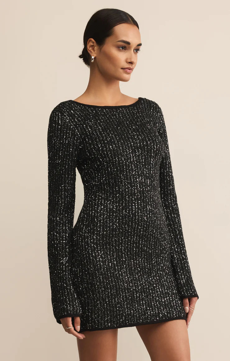 Black La Marca Sequin Mini Dress Purpose Boutique Black La Marca Sequin Mini Dress Purpose Boutique