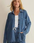 Calypso Blue Indigo All Day Knit Denim Jacket Vintage