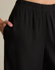 Black Scout Linen Pant