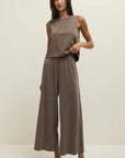 Perfectly Taupe Sloane Jersey Muscle Tank