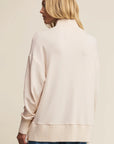 Warm White Sable Rib Sweatshirt