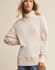 Warm White Sable Rib Sweatshirt
