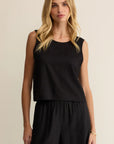 Black Sloane Linen Top