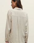 Linen Alfie Striped Button Up