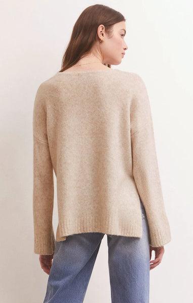 Light Oatmeal Modern Sweater