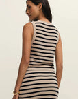 Natural Emori Striped Muscle Tank