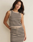 Natural Emori Striped Muscle Tank
