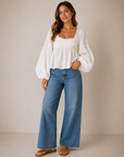 Creme Fluvia Blouse