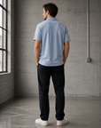 Soft Chambray Hemp Resort Polo
