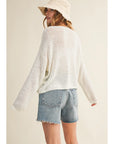 White Camille Sweater