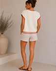 Cloud Sleeveless Patriot Sweater