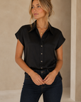 Navy Kinsley Top