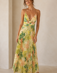 Green Peach Tropical Blythe Dress