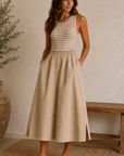 Latte Linda Dress
