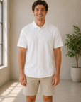 White Landry Short Sleeve Shirt