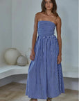 Denim Blue Promenade Dress