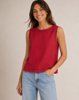 Tomato Joanne Sleeveless Crop Top
