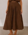Brown Nadia Skirt