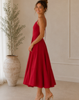 Red Ariella Dress