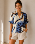Cream Azari Top
