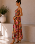 Parisian Floral Eliana Maxi Dress