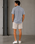 Stone Blue Olivier Short Sleeve Shirt