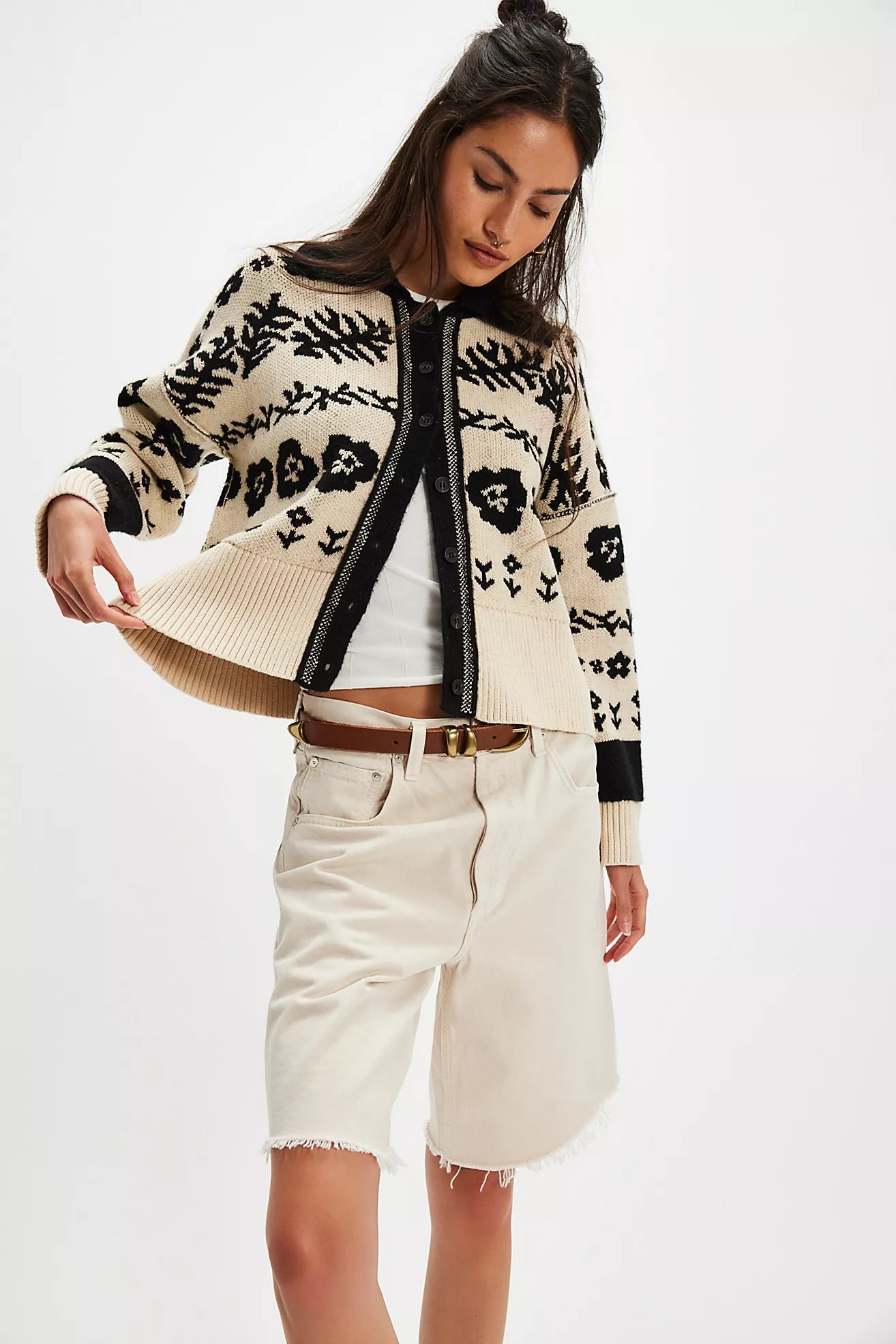 Neutral Combo Shelby Cardigan