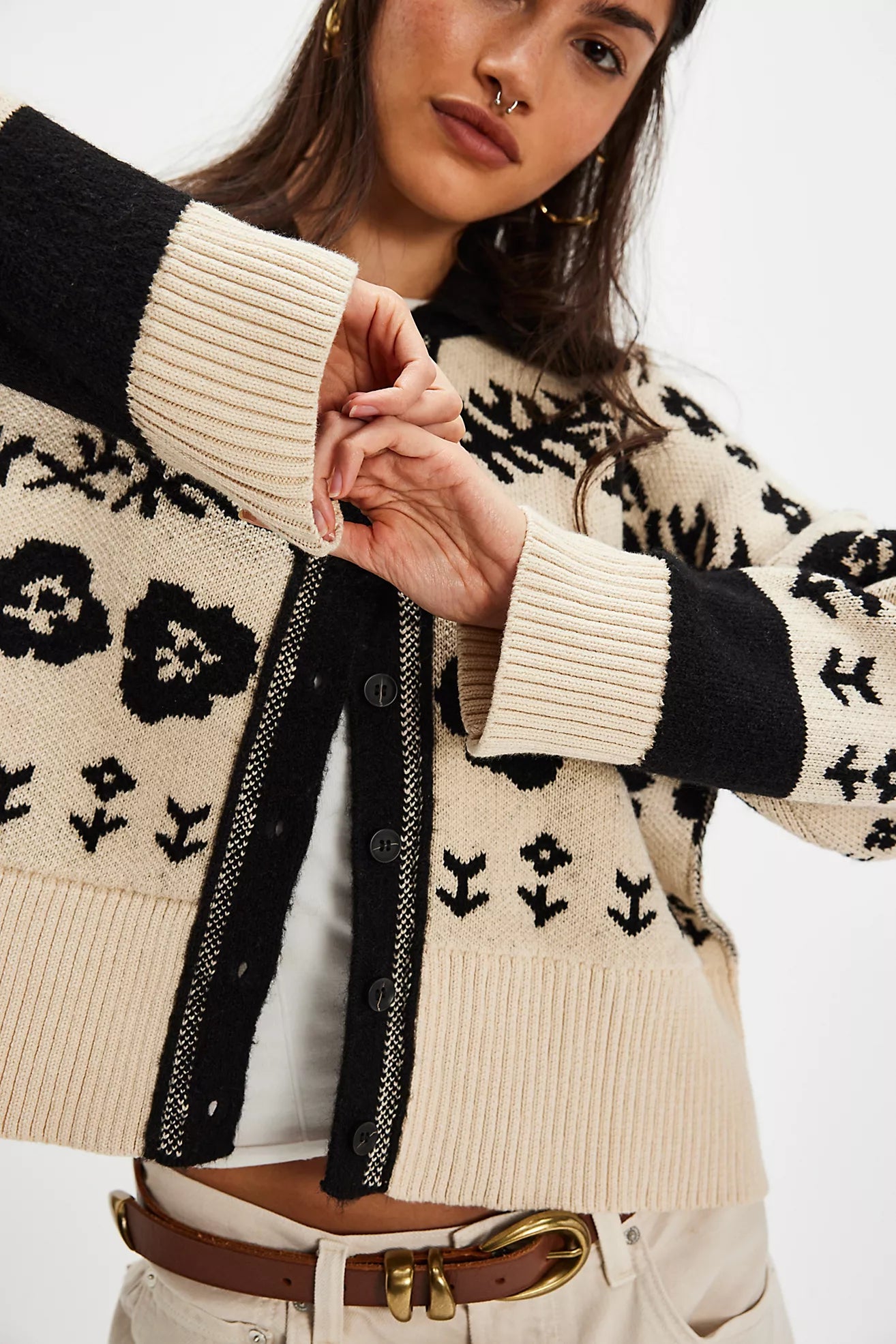 Neutral Combo Shelby Cardigan