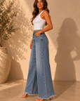 Ingenious High Rise Wide Leg Denim