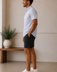 White Arcos Short Sleeve Top