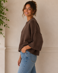 Chocolate Brown Lana Pullover