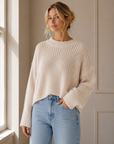 Ivory Olivia Knit Sweater