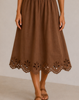 Brown Baylor Skirt
