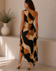 Midnight Taupe Solana Dress
