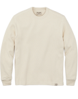 Sand Waffle Knit Thermal Henley