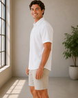White Landry Short Sleeve Shirt