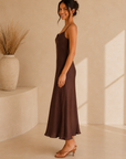 Brown Priscilla Dress