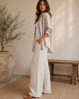 Island Coconut The Perfect Striped Button Up
