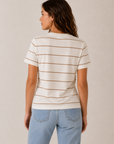 Ivory Light Brown Asher Tee