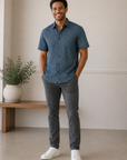 Dark Teal Morgan Short Sleeve Top
