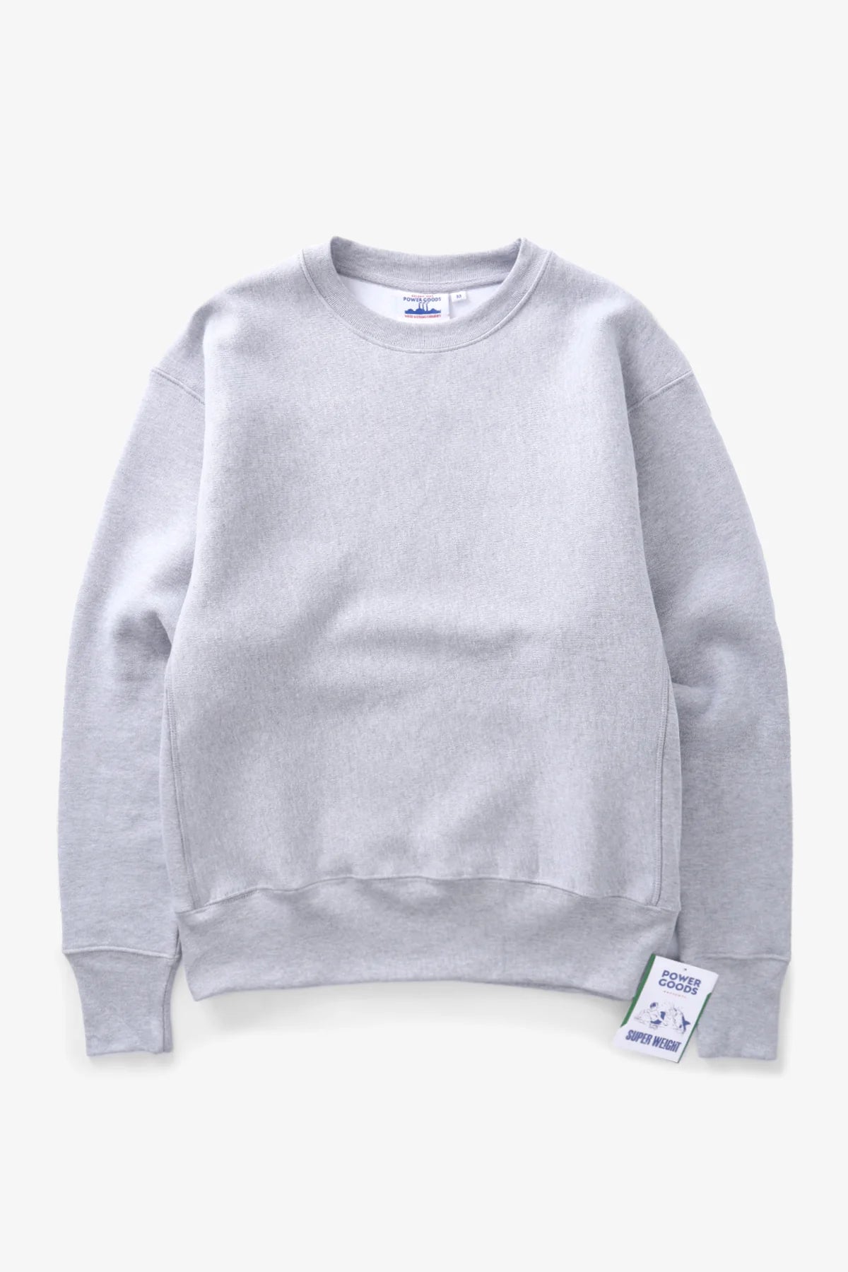 Heather Grey Super Weight Crewneck